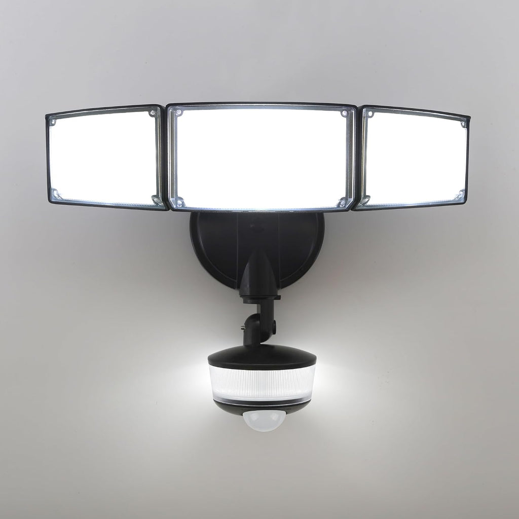 74W 8000 Lumen Motion Sensor Outdoor Lights, 5000K Daylight, IP65 Waterproof Flood Lights Outdoor with Night Light