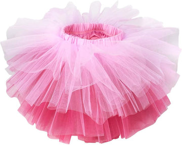 Girl's Layered Tulle Tutu Skirt Dancing Petticoat Ballet Underskirt