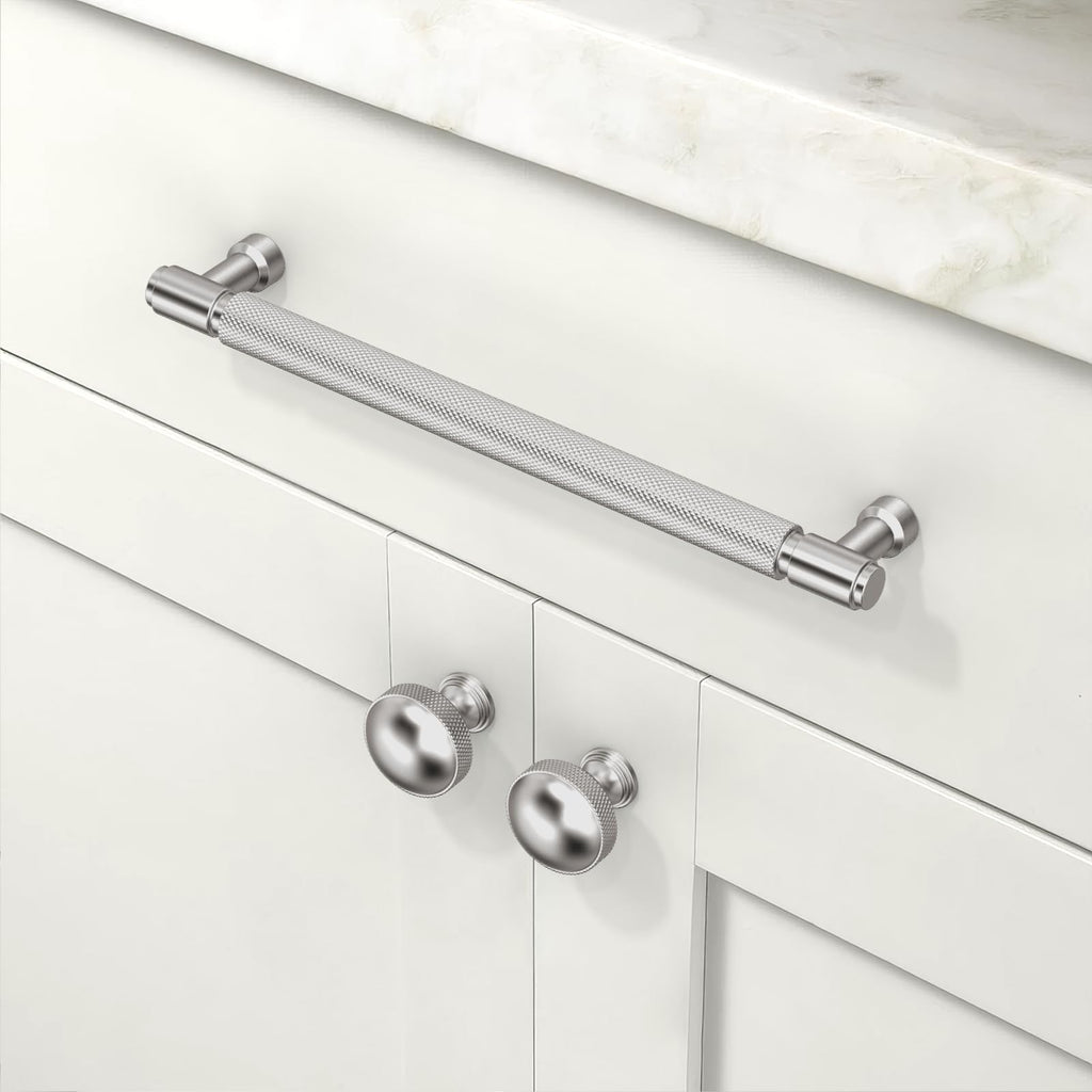 10 Pack Brushed Satin Nickel Cabinet Pulls 6.3 Inch(160mm) Kitchen Cabinet Handles Cabinet Hardware for Drawer Pulls