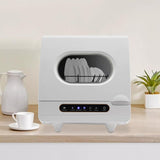 Mini Dishwasher 5 Washing Programs Portable Countertop Dishwasher with Flip-up Lid