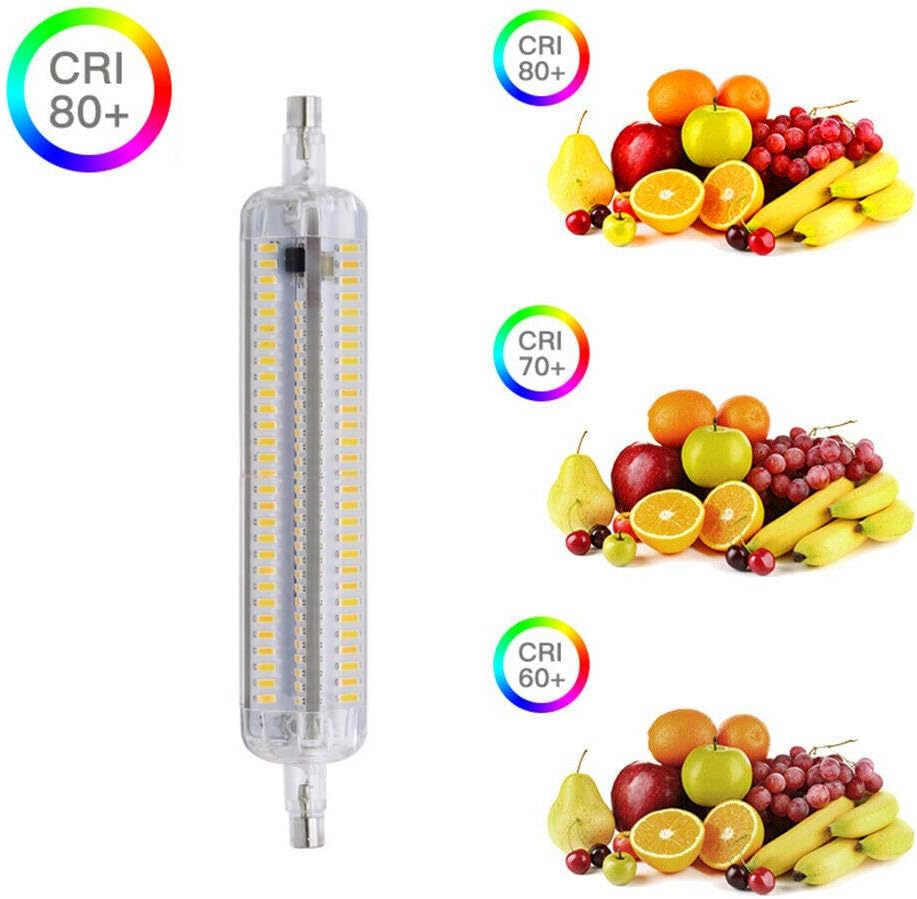 R7s 118mm LED Bulb 10W Silicone Corn Light R7s Base Double Ended Floodlight Bulb 90W Halogen Equivalent J Type T3