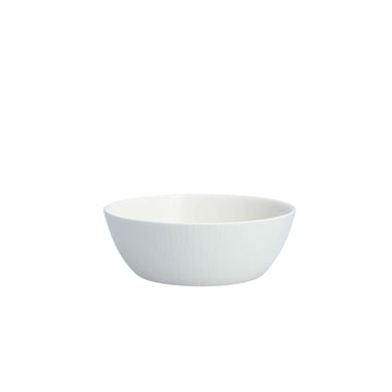 Amanda White Embossed Bowl 7" (20cm) 32oz - Case of 24
