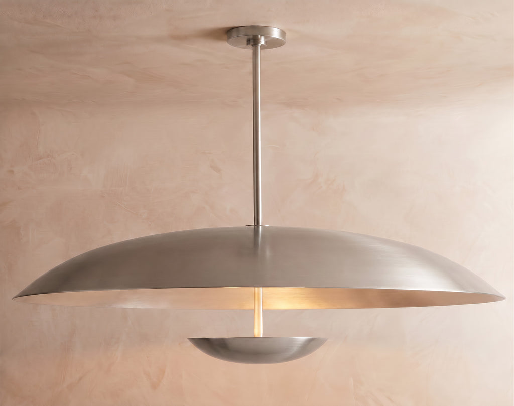 Inspired Cosmic Style 48" Round Pendant Satin Nickel - Main Product View