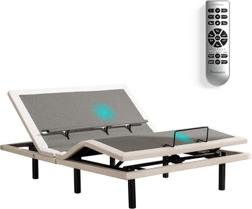 Froman Queen Adjustable Bed Frame with, Massage, Head Top Pillow Tilt