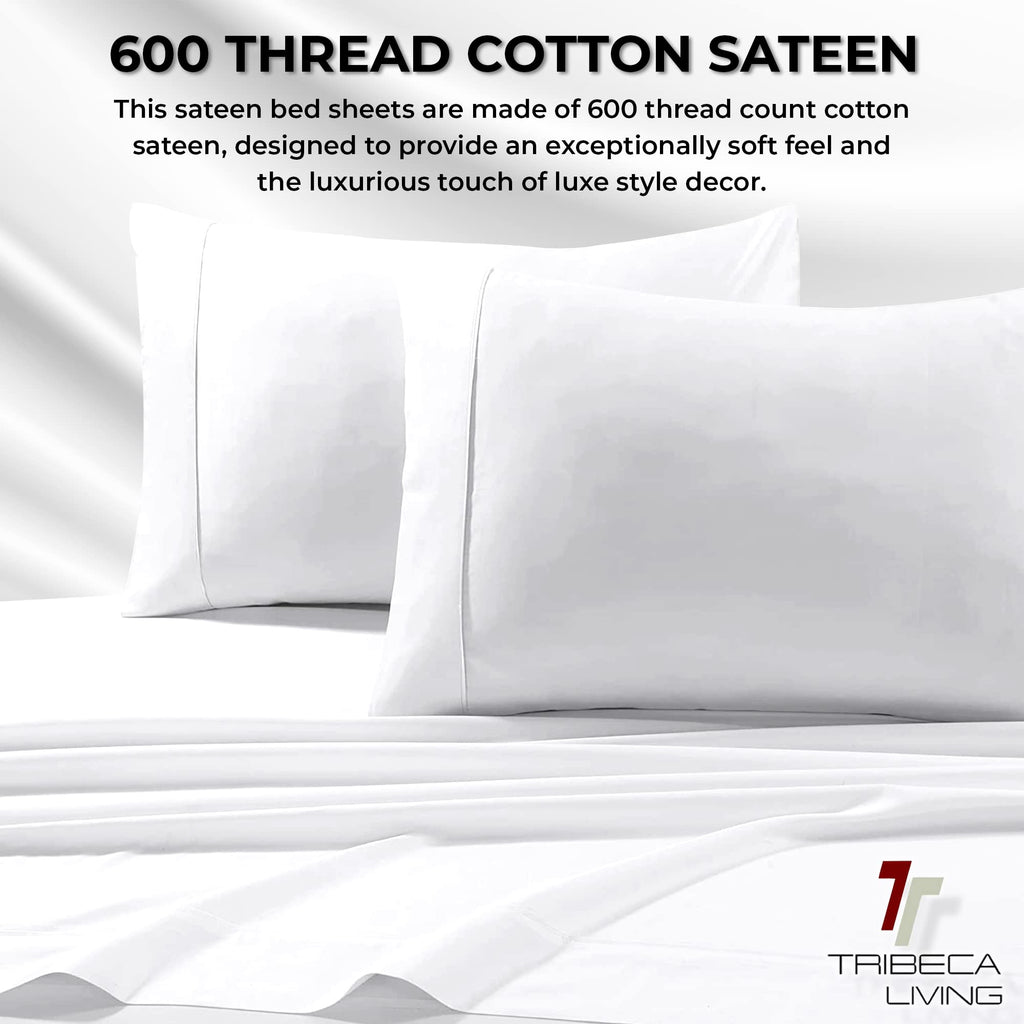 Queen Egyptian Cotton Sateen Sheet Set