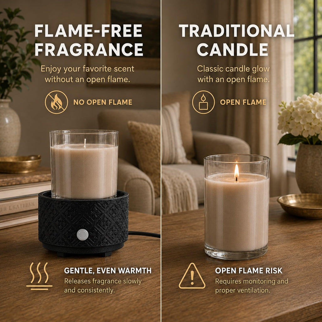 Ceramic Wax Melt Warmer for Scented Wax Melts 3-in-1 Electric