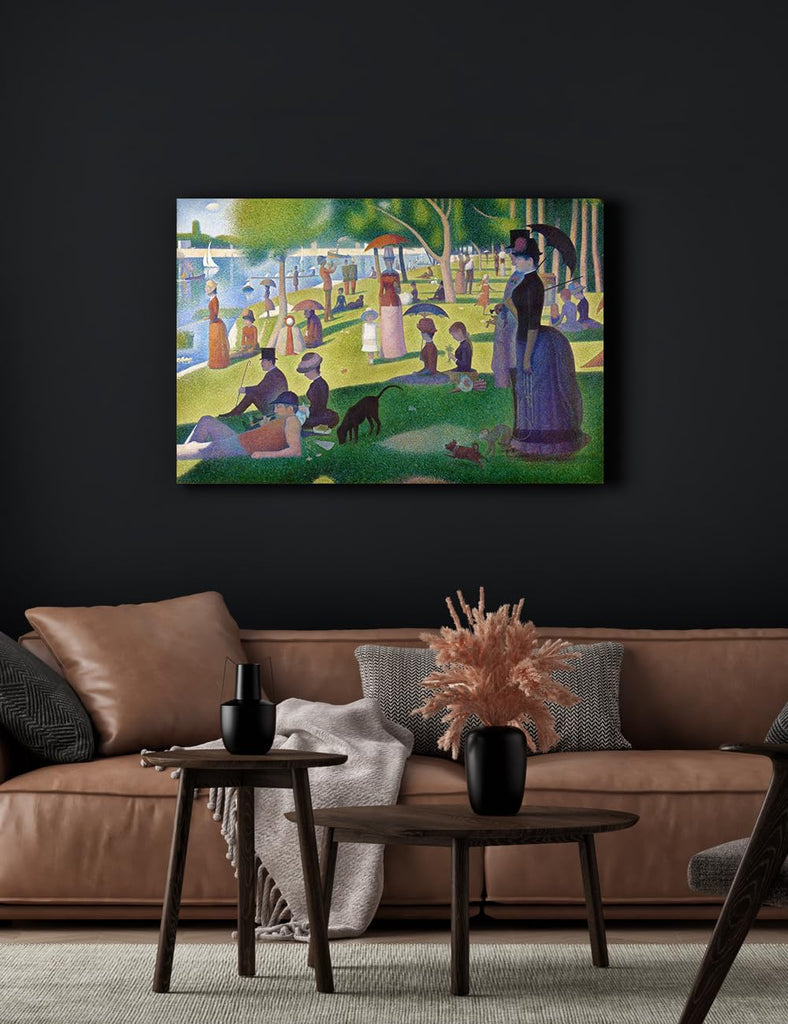 A Sunday on La Grande Jatte Canvas Art, Gallery Wrapped, 30x20