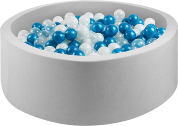 Foam Ball Pit for Kids Toddlers, Round Soft Ball Pit, Kids Memory Ball Pits, Ideal Gift Toys for Children - (Balls