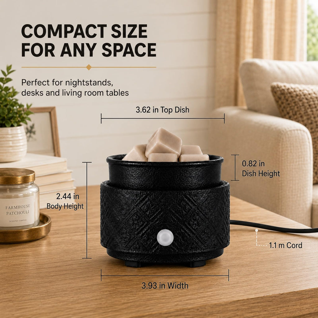 Ceramic Wax Melt Warmer for Scented Wax Melts 3-in-1 Electric