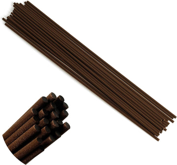 Brown Fibre Reed Diffuser Sticks 43cm x 5mm Brown Fibre Reed Diffuser Sticks Thick Diffuser Reeds Sticks - Set of 20