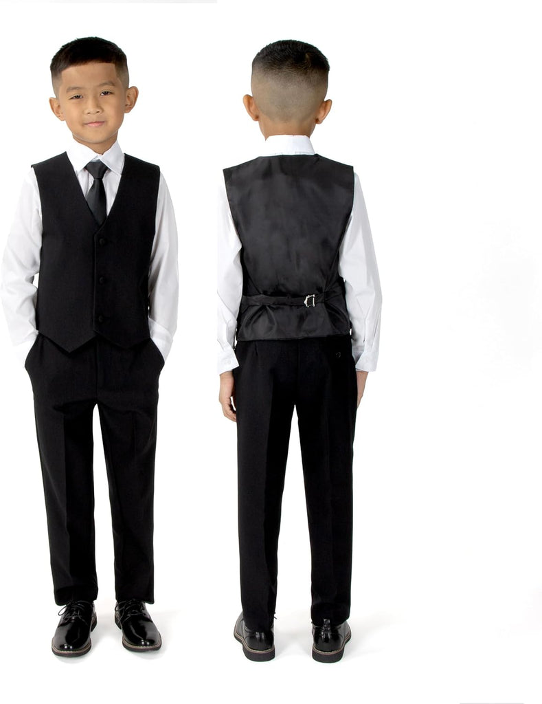 Boys' Classic Fit Formal Suit Set -Wedding and Formal Attire