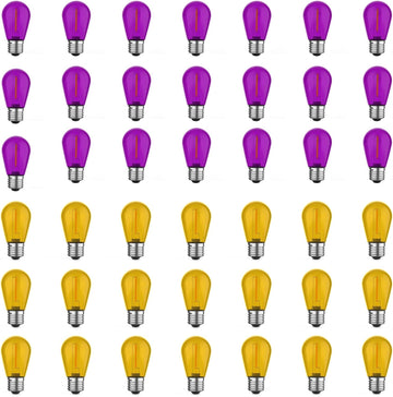 S14 Orange & Purple Replacement Bulbs Lights