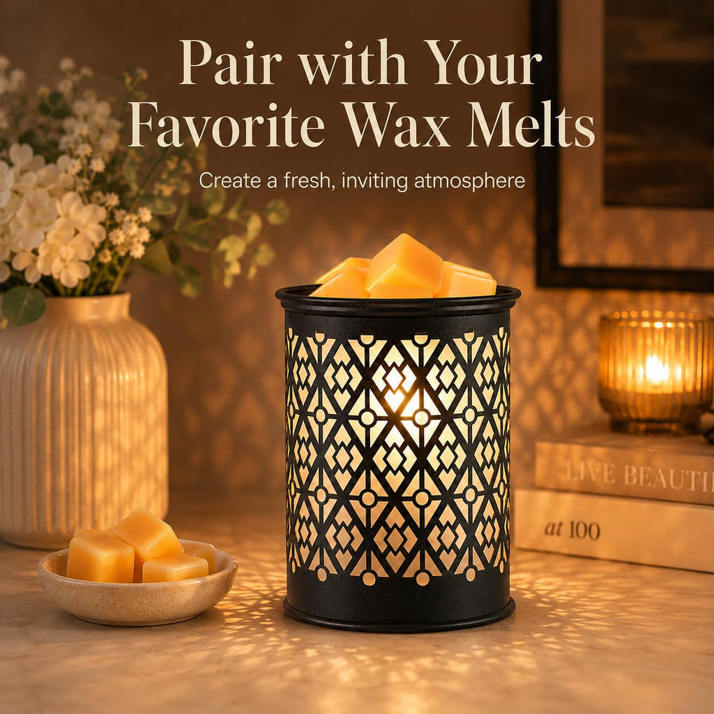 Wax Melt Warmer Metal Wax Warmer for Scented Wax Candle Wax Burner