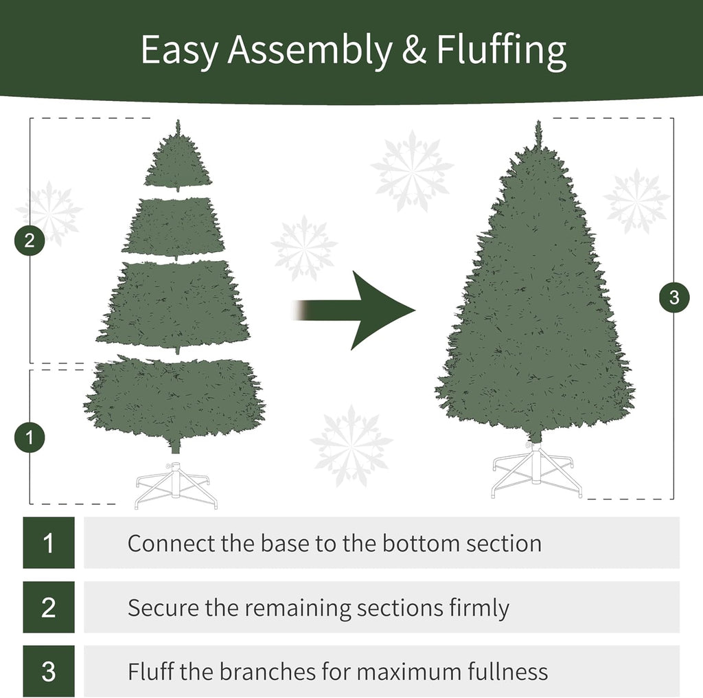 International 9ft Pre-Lit Fraser Fir Pencil Christmas Tree