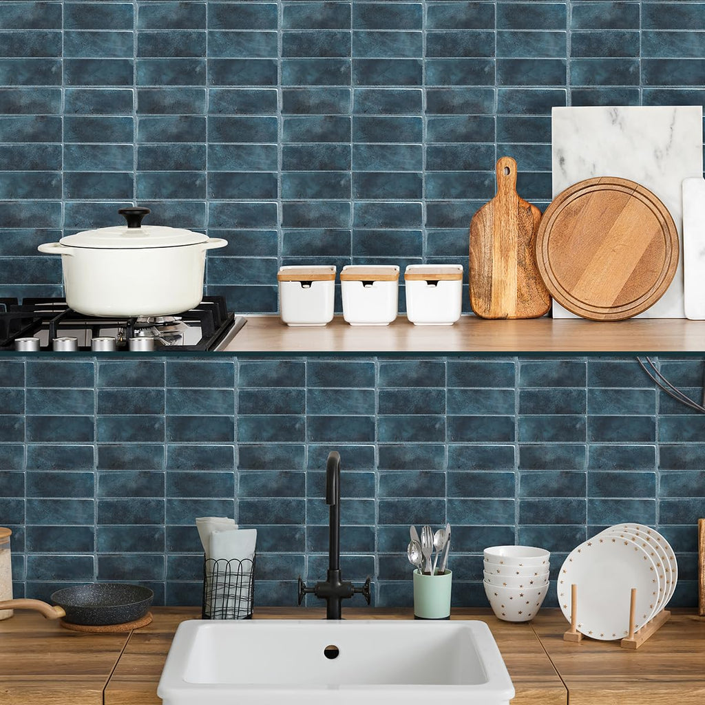 Peel and Stick Backsplash 3D Wall Tiles,Self-Adhesive,Oil Proof,Waterproof, Removable Wall Panels ,Modern Design