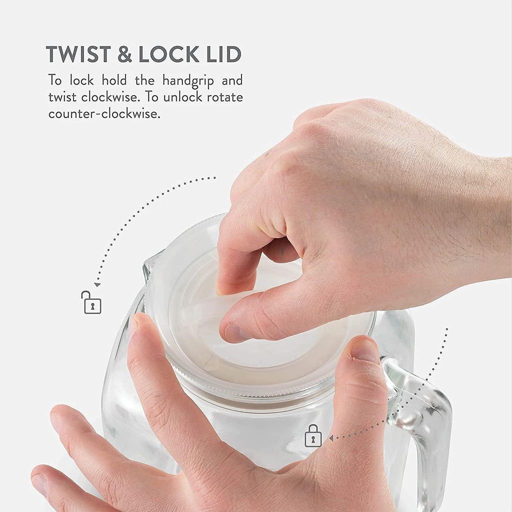 Frigoverre Jug with Hermetic Lid, 68 oz.