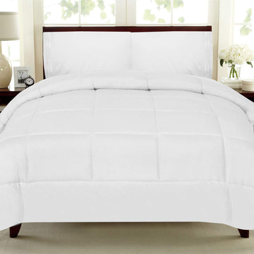 My Sweet Home Goose Down Alternative Comforter, Full, White