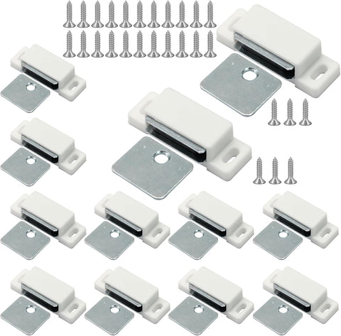 12Pcs Cabinet Door Magnets Catch Magnetic Door Catch, Magnetic Shutter Hardware Drawer Magnet Latch Cabinet Magnets for