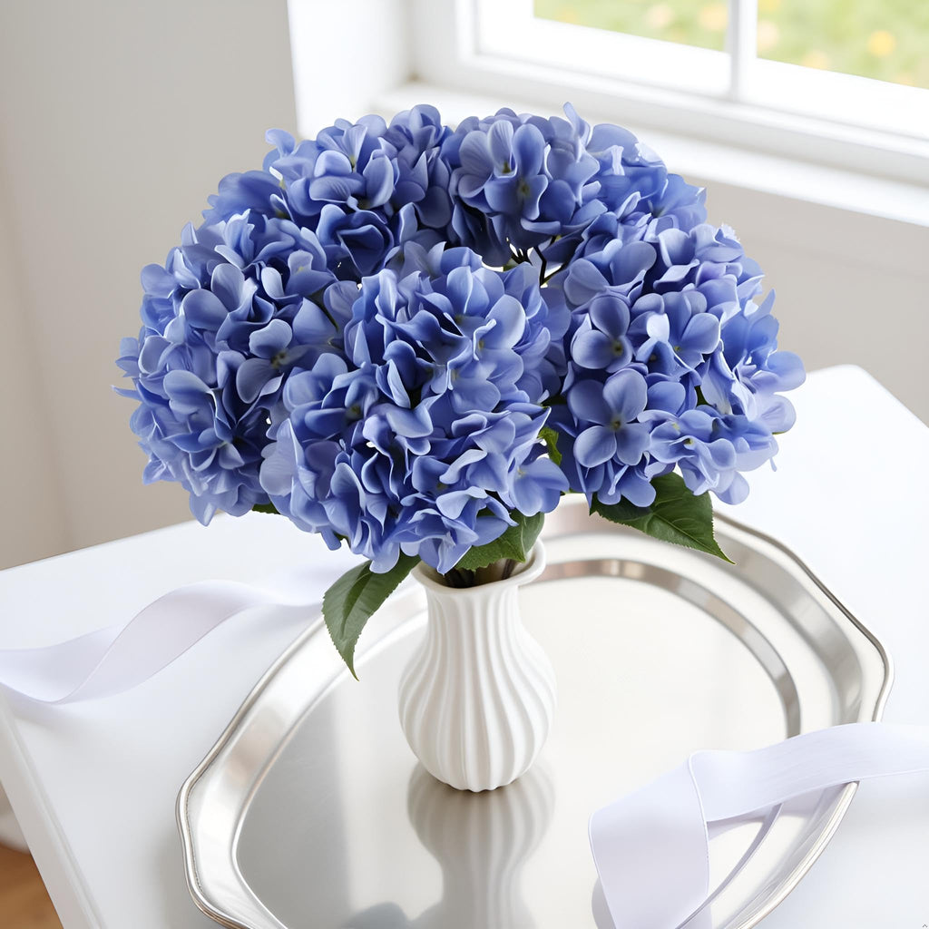 5Pcs Blue Faux 21" Realistic for Centerpieces