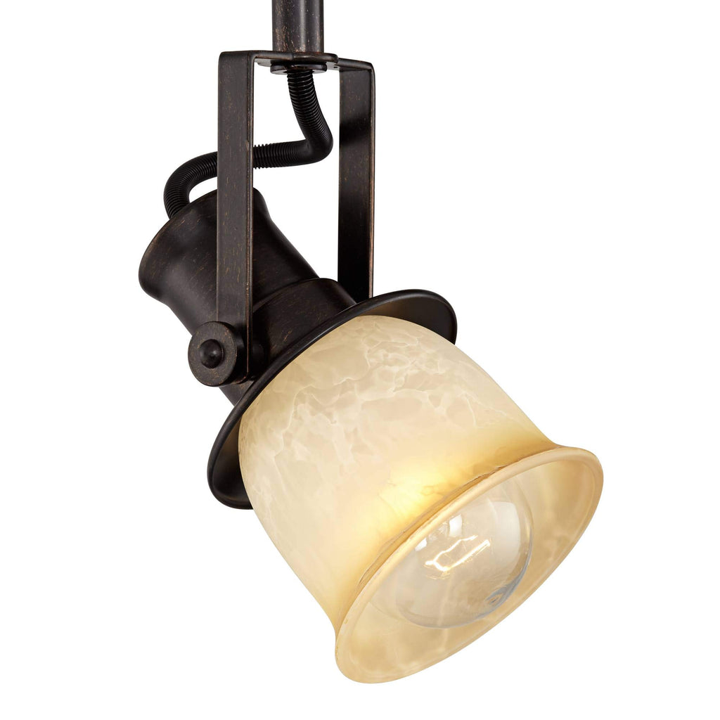 Balin 34" Wide Bronze Finish 4-Light Fixture Wall Track Light Fixture
