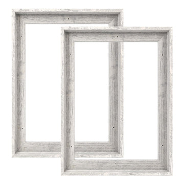 Farmhouse 11x14 Canvas Frame for Wall Art Painting, Distressed White