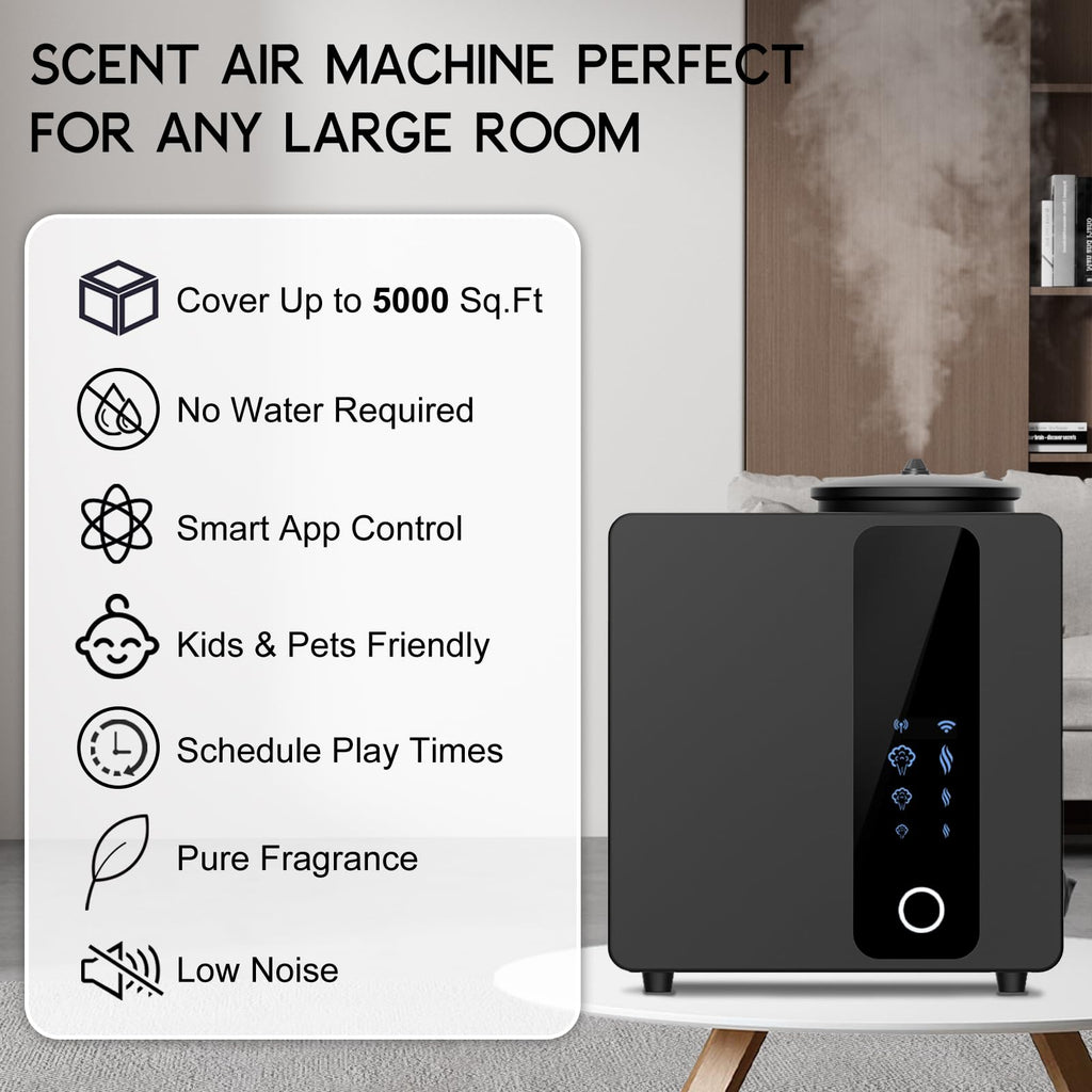 2026 Upgraded HVAC Scent Diffuser Machine Covers 5000 Sq.Ft for Large Room