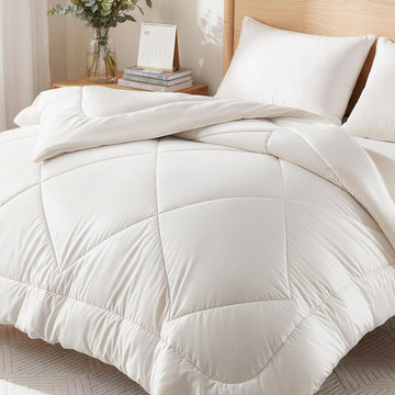 All-Season Quilted Wool Comforter Duvet Insert