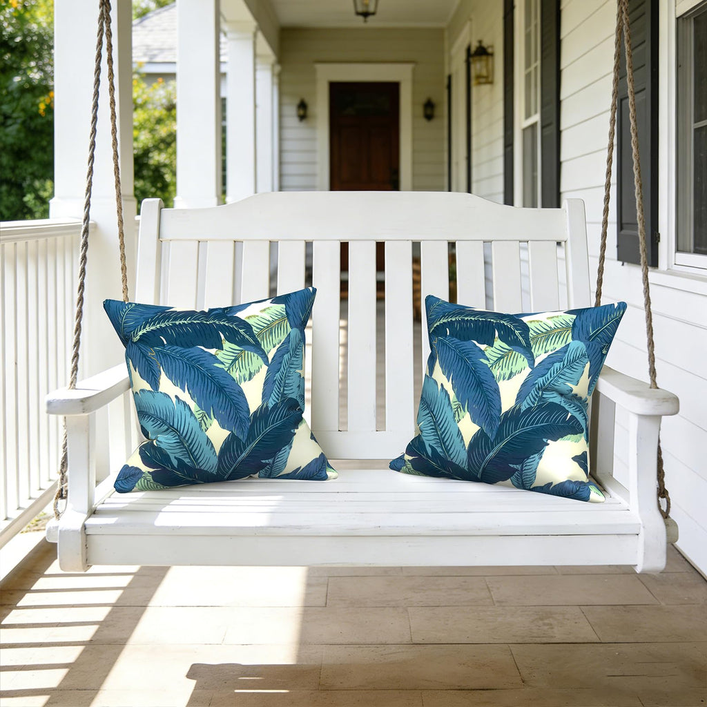 Outdoor Throw Pillows, Decorative Throw Pillows with Inserts, 20"x20" Square Pillows for Bed, Couch, Sofa and Patio