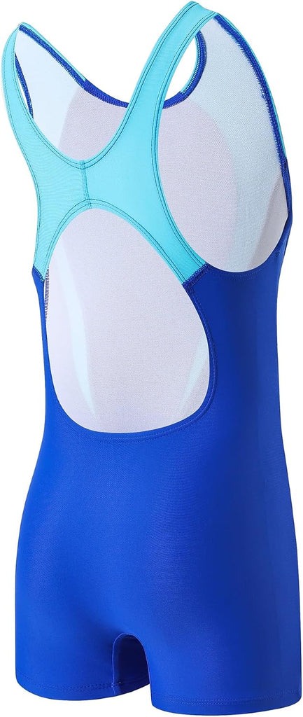 J.E Sterguard Girls' One Piece Swimsuit Athletic Girls Bathing Suits, Competition Girl Swimsuits