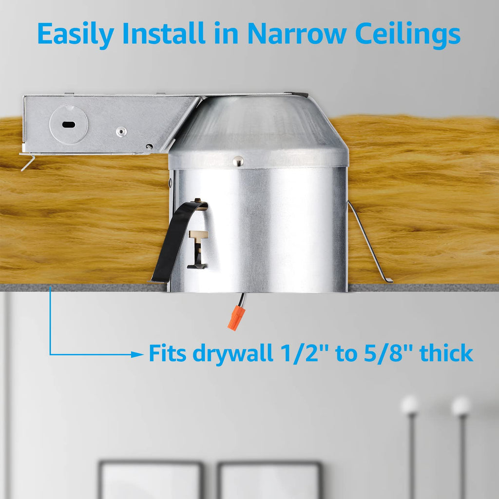 4 Inch Shallow Remodel Recessed Lighting Housing