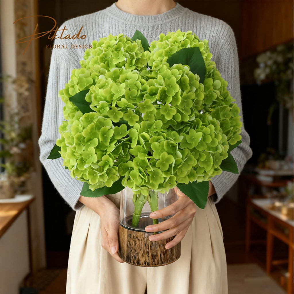 Real Touch Artificial, Green, 21in, 2 Bunch