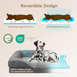 Orthopedic XL Dog Bed for Large Sized Dog, 42x30x7.5 Inch Extra Large Memory Foam Dog Couch Bed with Sides