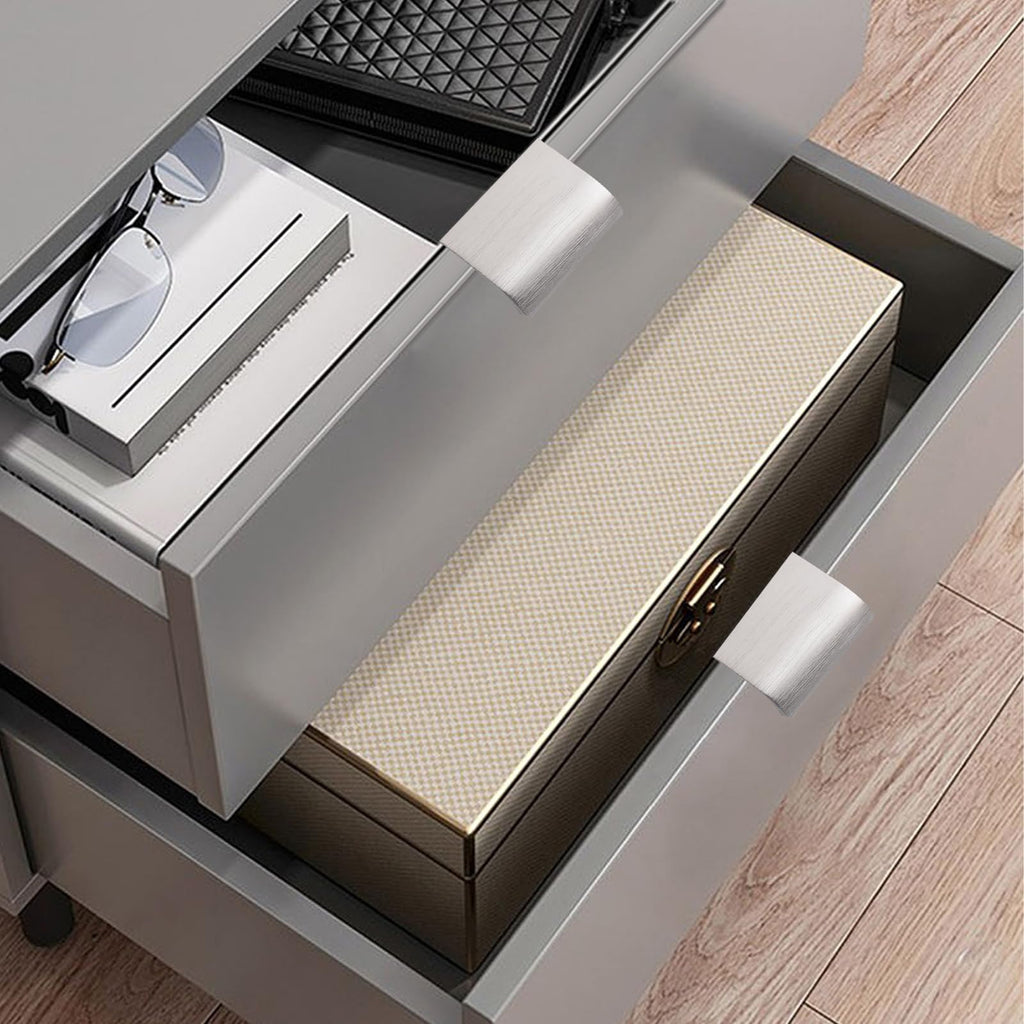 Finger Edge Pull, 8pcs Concealed Handle Modern Style Drawer Handles, Aluminum Alloy Invisible Handle Wardrobe Pulls