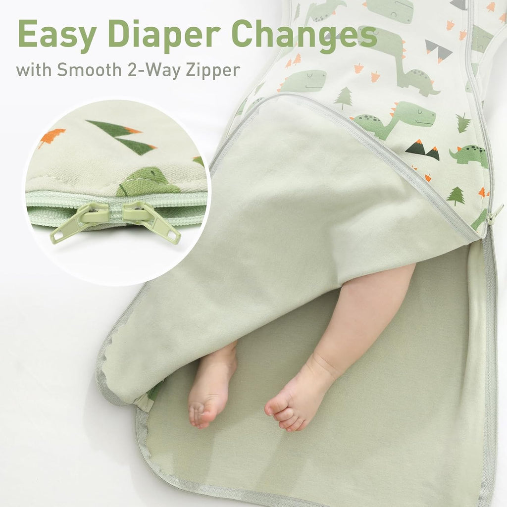 Organic Cotton Baby Sleep Sacks Swaddles Boy Girl 2 Pack