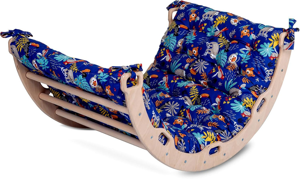 Climbing ARCH | Montessori Rocker ARCH | Wooden Climbing Rocker | Arch with Cosy Pillow | Wooden Climbing Arch
