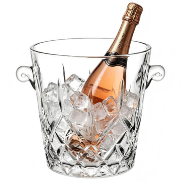 Ice Bucket for Party, 2L Glass Champagne Bucket Chiller