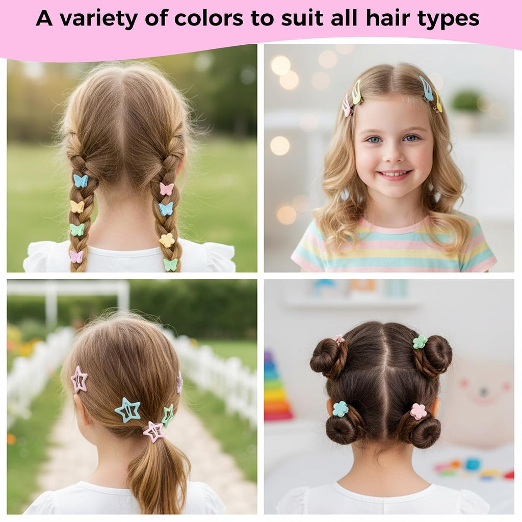 Hair Accessories for Little Girls Toddlers 2065 PCS Hair Ties Clips Kit