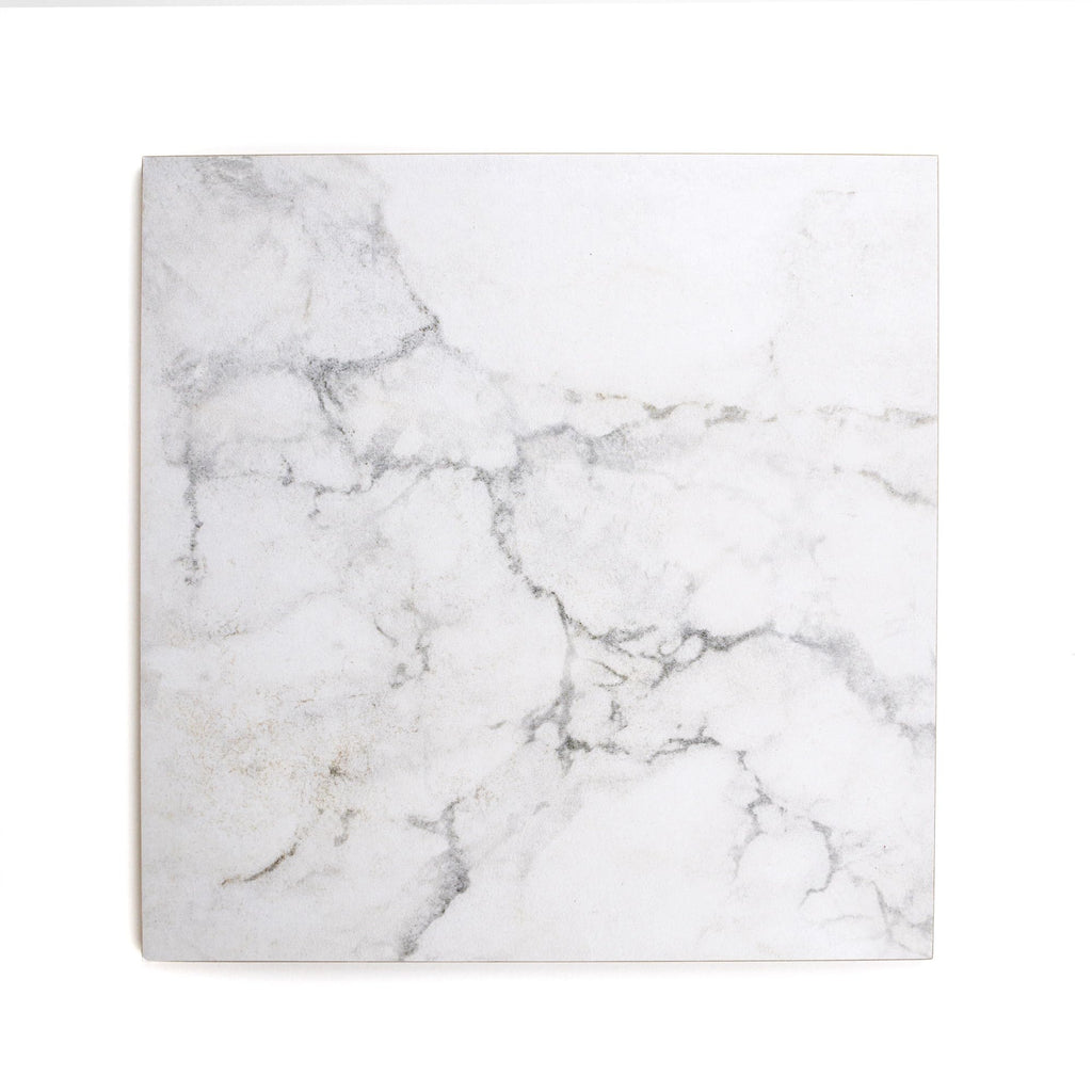 Palazzo Checkerboard | 12"x12" Porcelain Marble Look Floor & Wall Tile (Blanc/Nero, Carton)