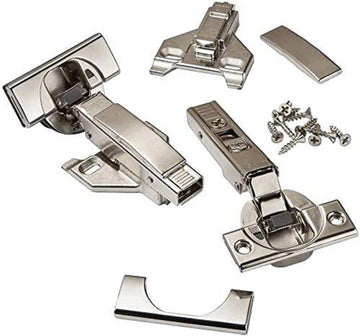 CLIP top BLUMOTION Soft Close Hinges, 110 degree, Self Closing, FACEFRAME with Mounting Plates, and hinge cover plates