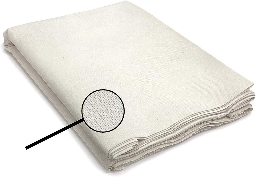 60" Wide Natural Muslin Cotton Fabric - Lightweight Muselina Bolt for Sewing, Quilting, Upholstery Lining, Extra Wide