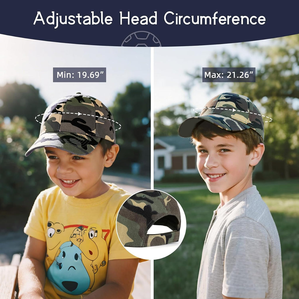 Toddler Baseball Hat Adjustable Kids Hat for Boys