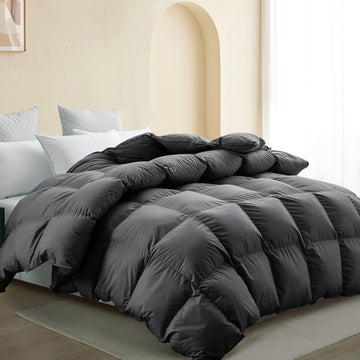 Premium Down Comforter, Dark Grey Duvet Insert All Season