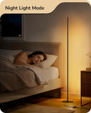 59.8" Modern Floor Lamp, Minimalist Floor lamp with 3 Height Settings, 3 Color Temperature & Stepless Dimming