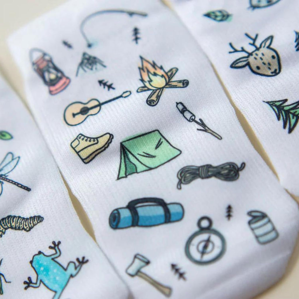 Polyester Stay-On Baby Grip Socks - US Age Camping