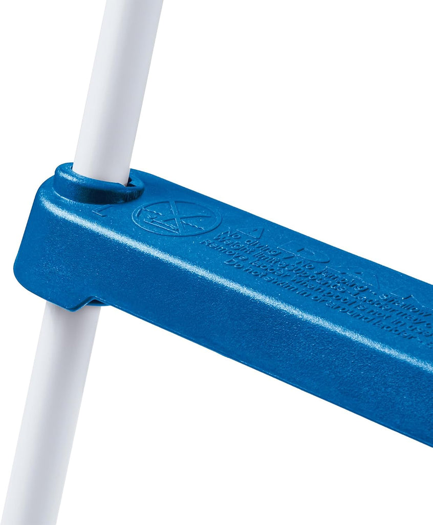 52" SureStep Pool Ladder, for Above Ground Swimming Pools, Blue & White | Lightweight, Removable Ladder with Non-Slip