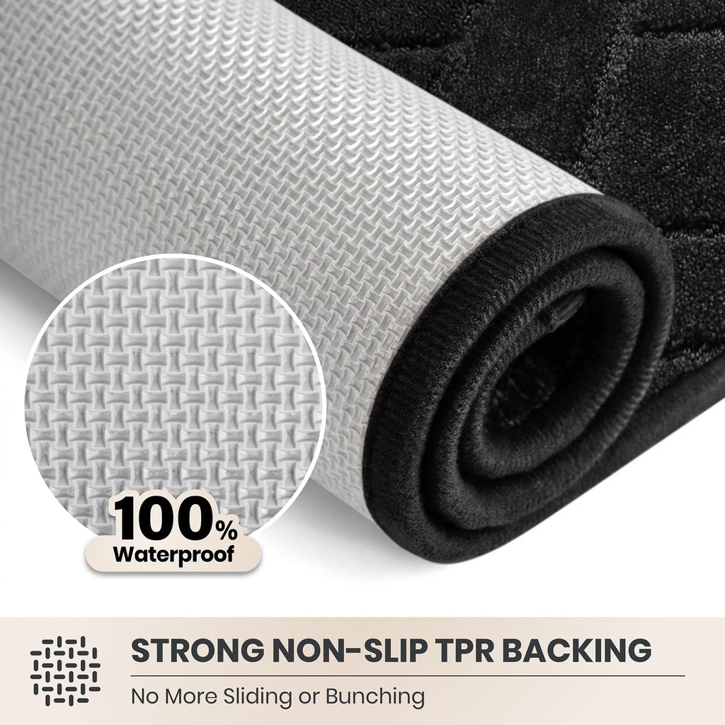 Hallway Runner Rug, 24" x 84", Black