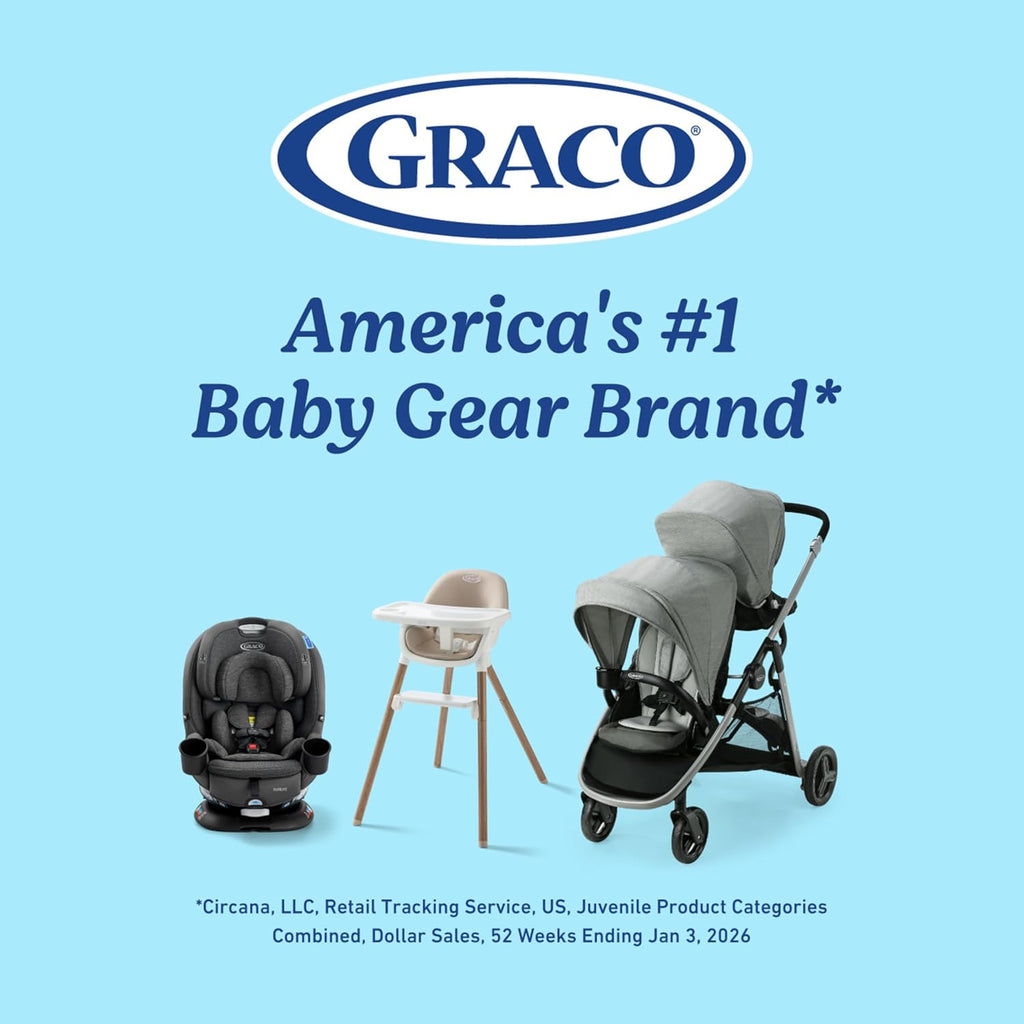 DuoDiner DLX 6-in-1 Convertible High Chair, Infant to Toddler Booster & Youth Stool, Adjustable Height & Recline