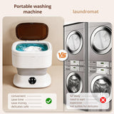 Portable Washing Machine, Mini Washer, 18L Upgraded with Spin Basket, Foldable Design Ideal for Apartment, portable