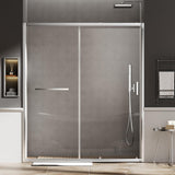Sliding Shower Door, 52-60" W ×72" H Shower Glass Door