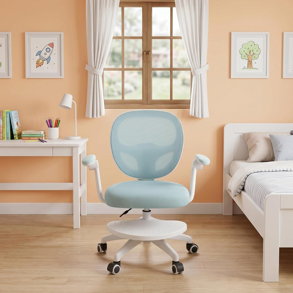 Kids Desk Chair, Height‐Adjustable Children Study Chair, Blue